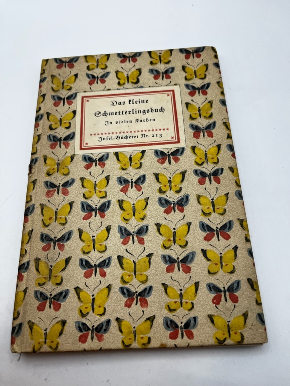Vintage German Butterfly Pattern Booklet with Yellow, Red & Black Butterflies